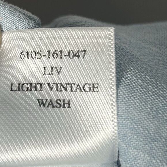 Rails Liv Light Vintage Wash Chambray Sleeveless Halter Tank Top Sz M Boho Y2K - Picture 10 of 16